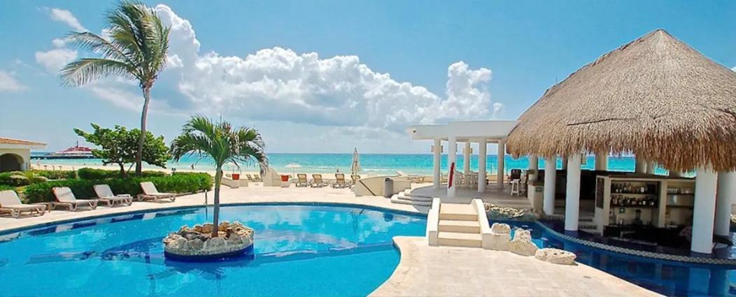 Departamento Frente Al Mar Con Dos Recamaras Y Seguridad 24 H A Dos Cuadras De La Quinta Avenida Playa del Carmen Luaran gambar